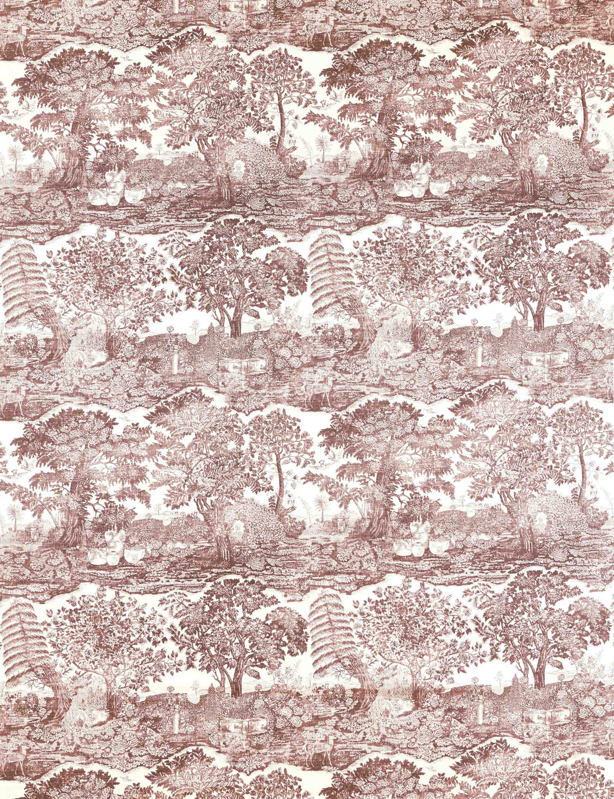 Highgrove Toile Linen-Blend Fabric by Sanderson
