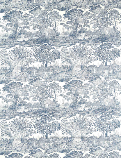 Highgrove Toile Linen-Blend Fabric by Sanderson