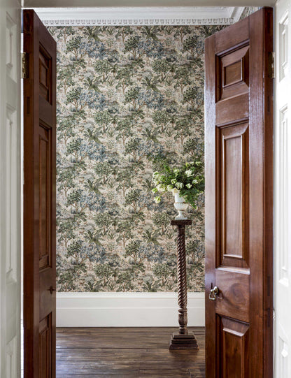 The Stumpery Wallpaper by Sanderson