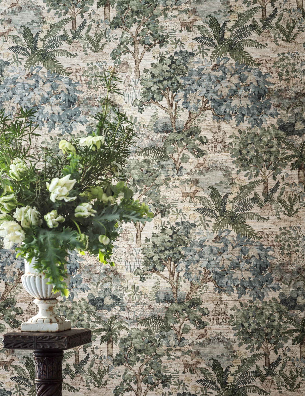The Stumpery Wallpaper by Sanderson