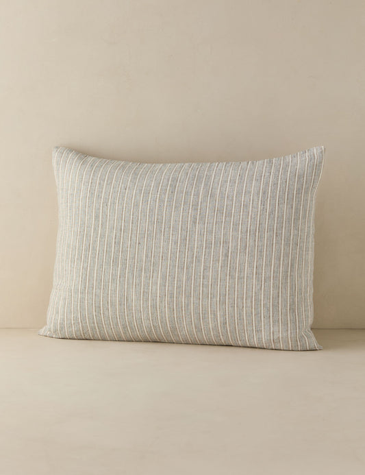 Eadlin Striped European Flax Linen® Sham