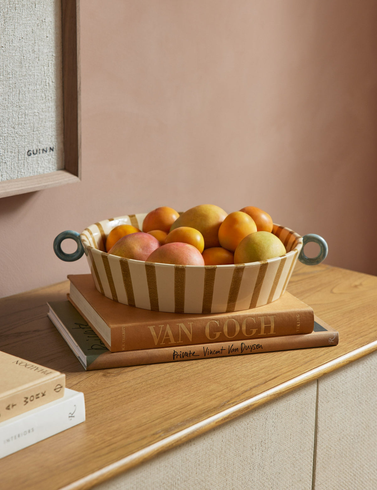 Bibbs Hand-Painted Centerpiece Bowl