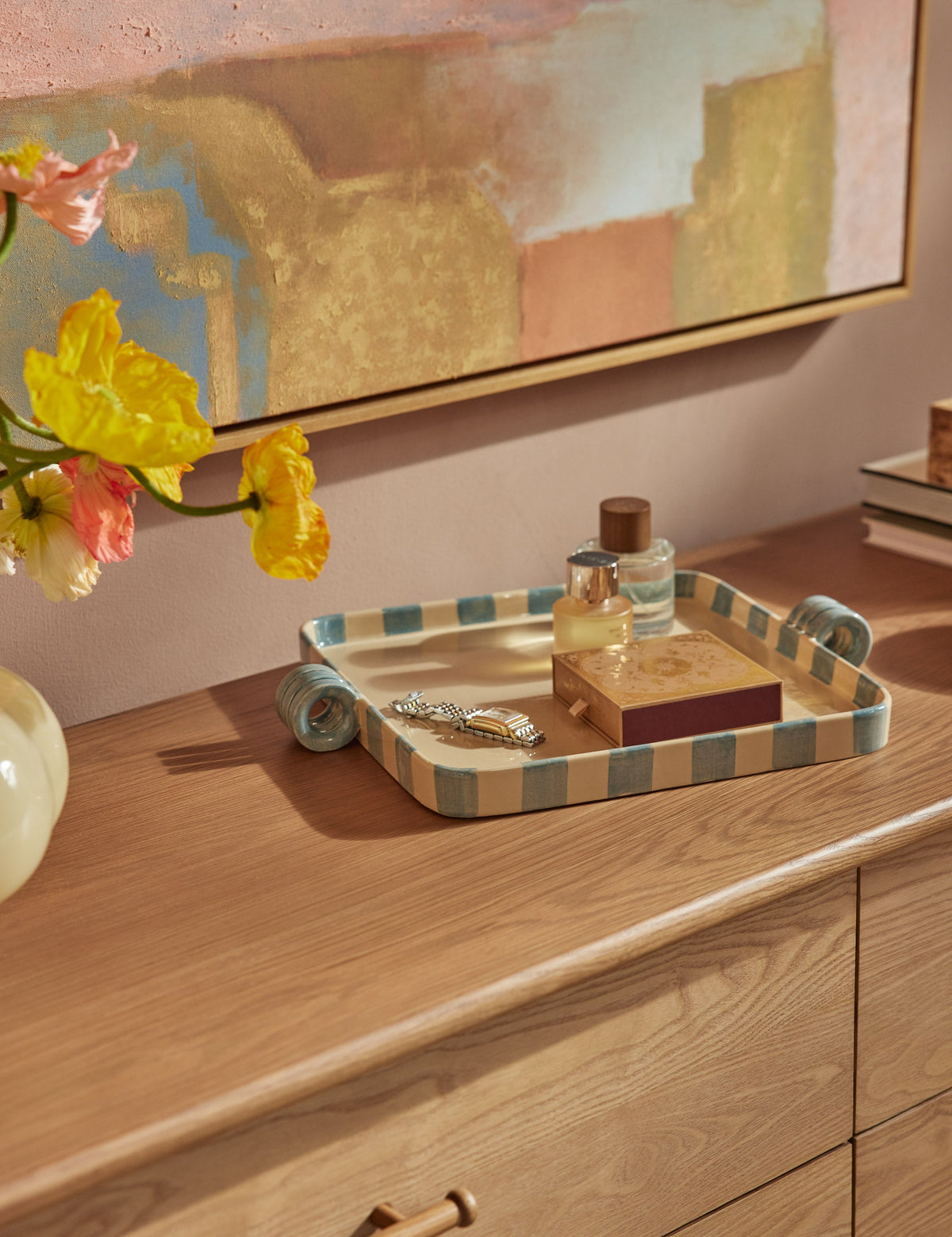 Bibbs Hand-Painted Tray