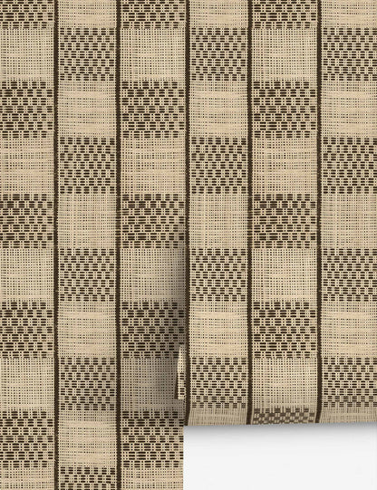 Fillmore Checkered Paperweave Wallpaper by Heidi Caillier