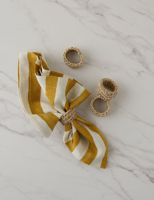 Spiral Napkin Rings (Set of 4) by Tallo de Olivo