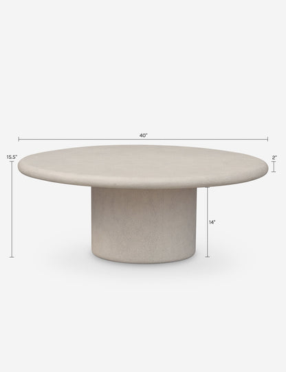 Charmaine Indoor / Outdoor Round Coffee Table