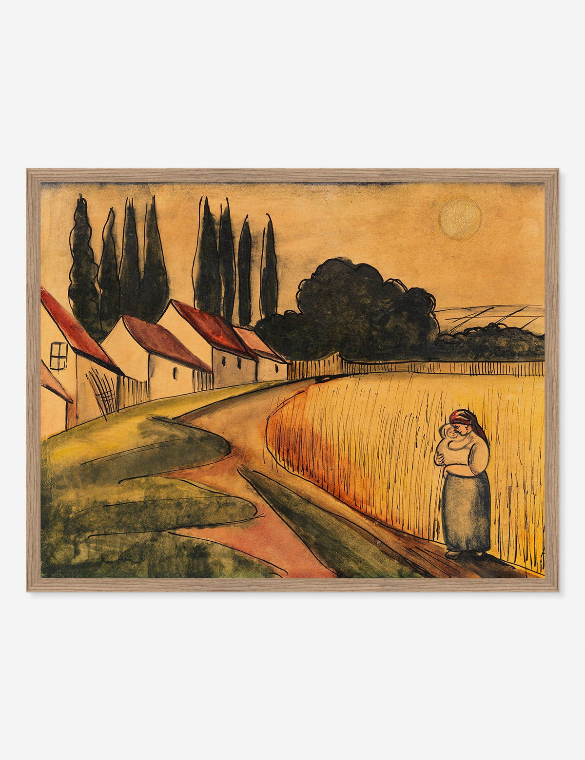 Bäuerin mit Kind (Farmer's Wife with Child) Print by Anita Rée