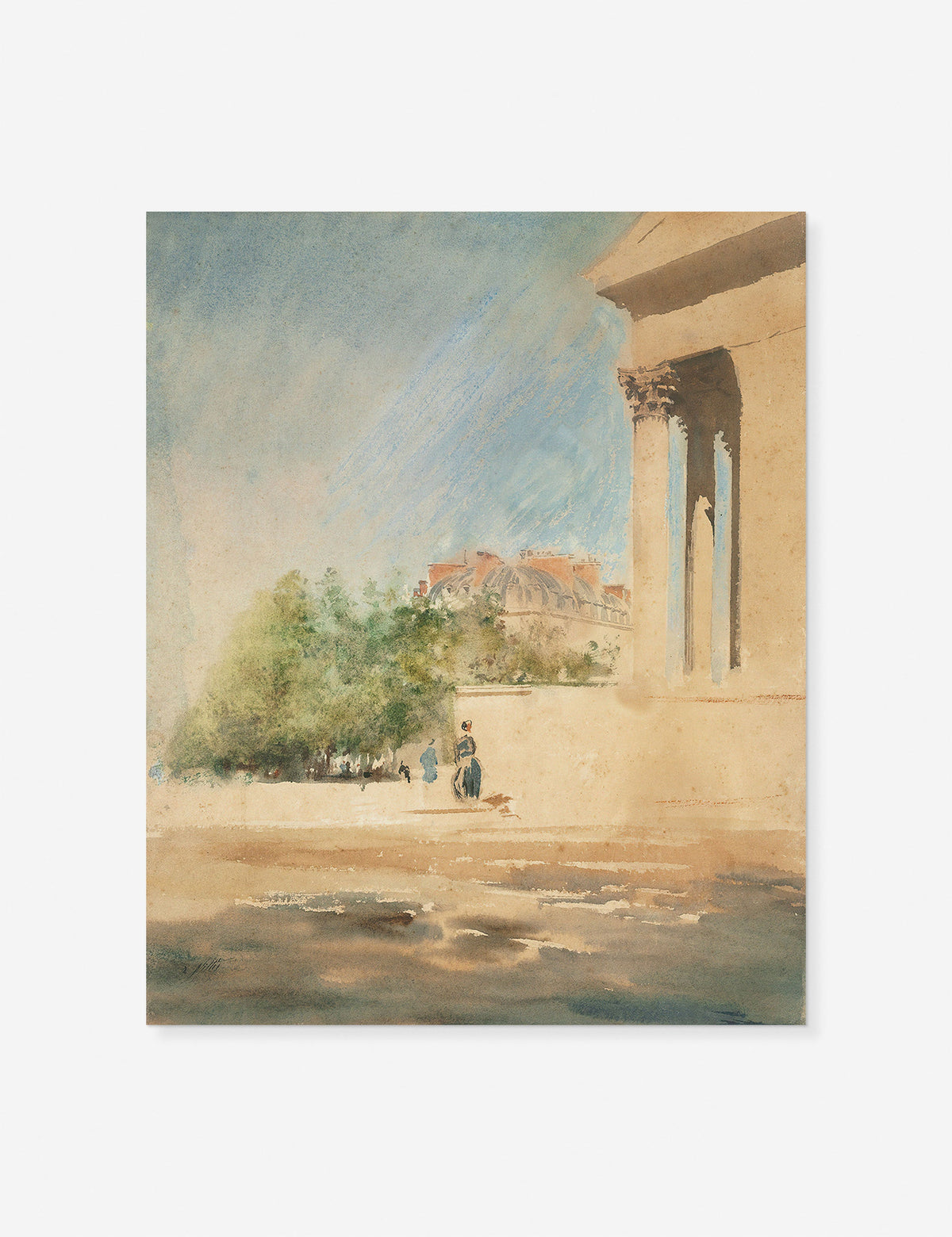 Place de la Madeleine II Print by Giuseppe De Nittis