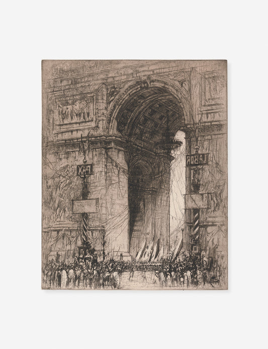 Arc de Triomphe, Paris Print by William Walcot