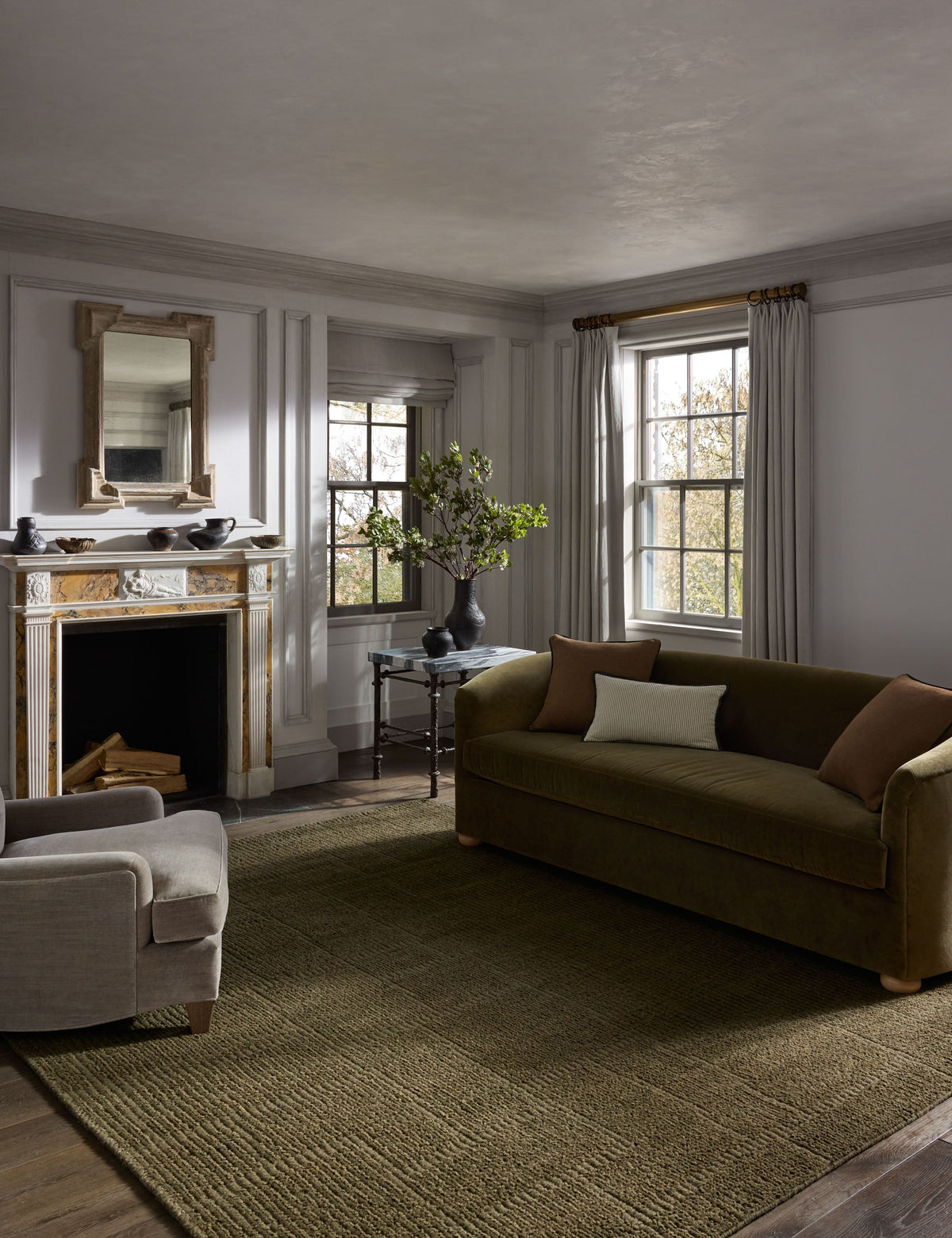 Greenwich Hand-Loomed Wool-Blend Rug by Jeremiah Brent x Loloi