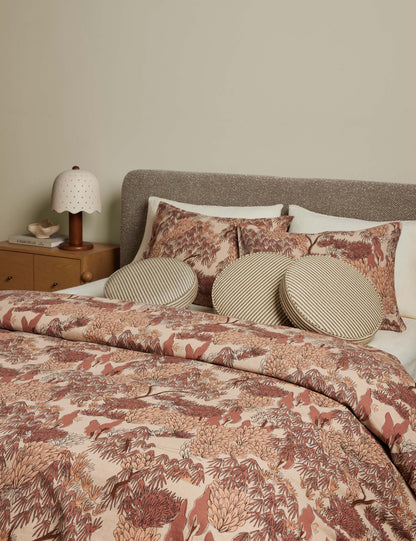 Garden Walk Linen Cotton Duvet Cover by Sarah Sherman Samuel