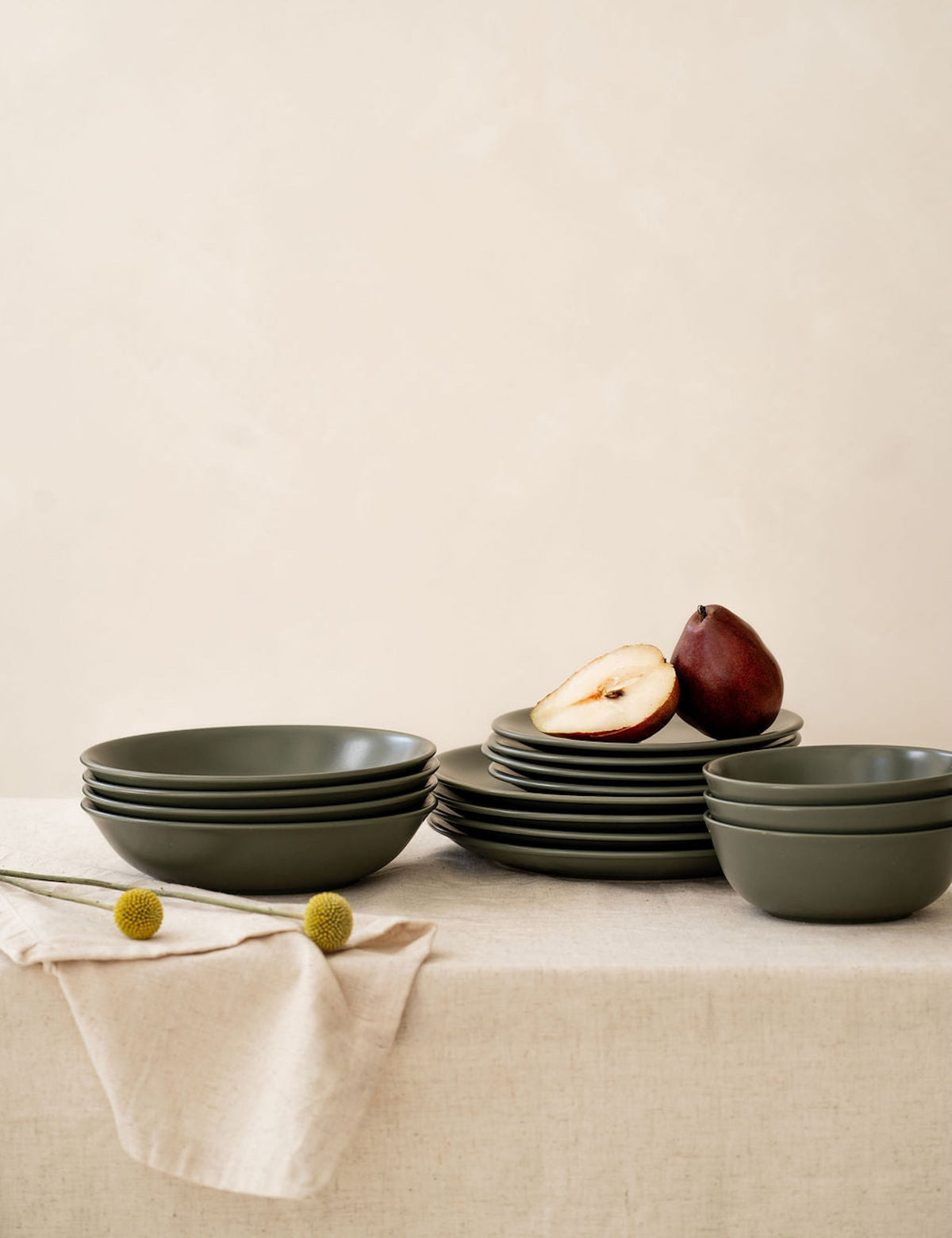 Heritage Stoneware Dinnerware by Hamkke