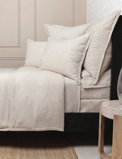 Georgie Bamboo Linen Sham by Pom Pom at Home