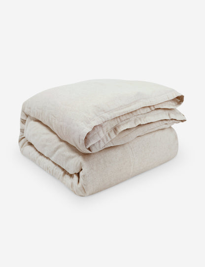 Georgie Bamboo Linen Duvet Cover by Pom Pom at Home
