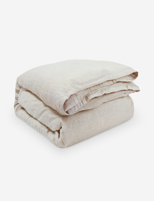 Georgie Bamboo Linen Duvet Cover by Pom Pom at Home