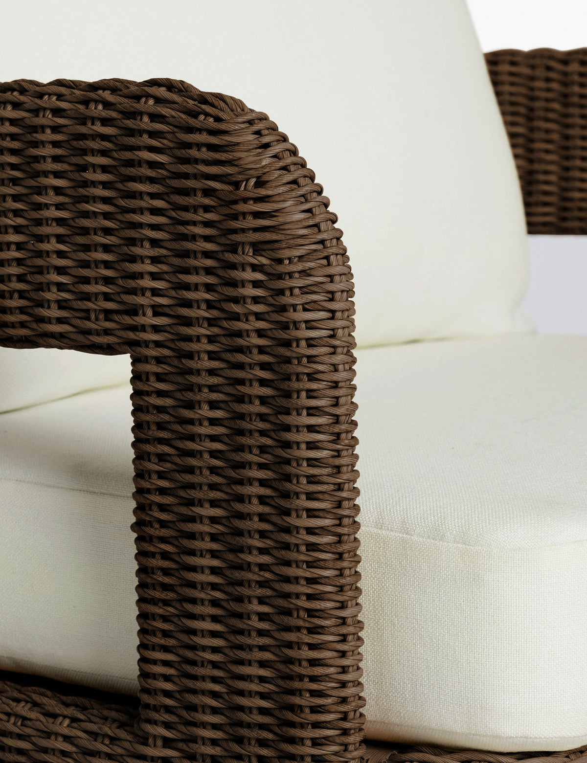 Hadler Outdoor Accent Chair, Ivory