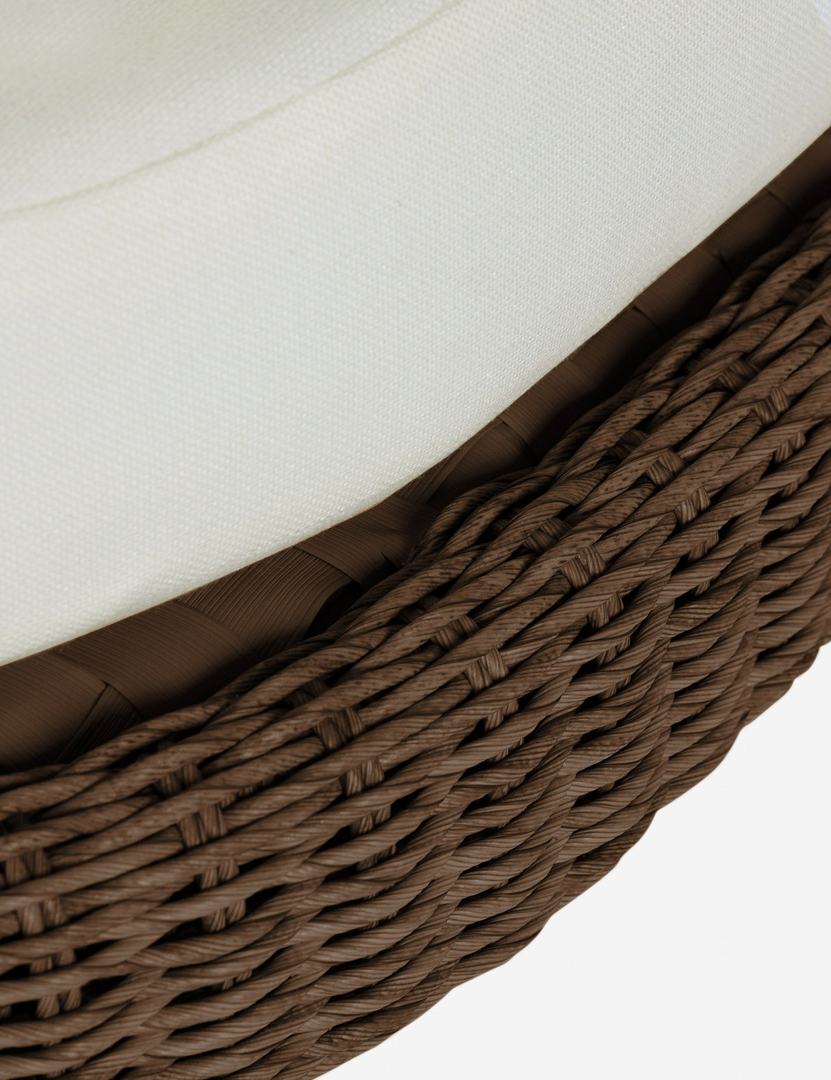 Hadler Outdoor Accent Chair, Ivory