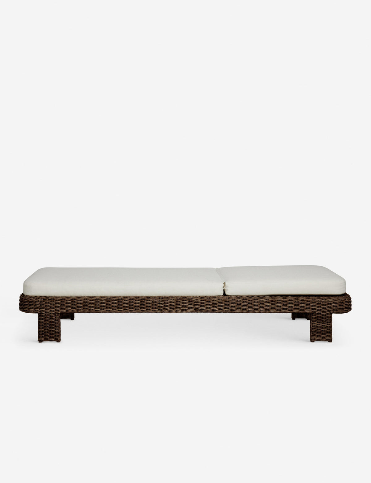 Hadler Outdoor Lounger, Ivory