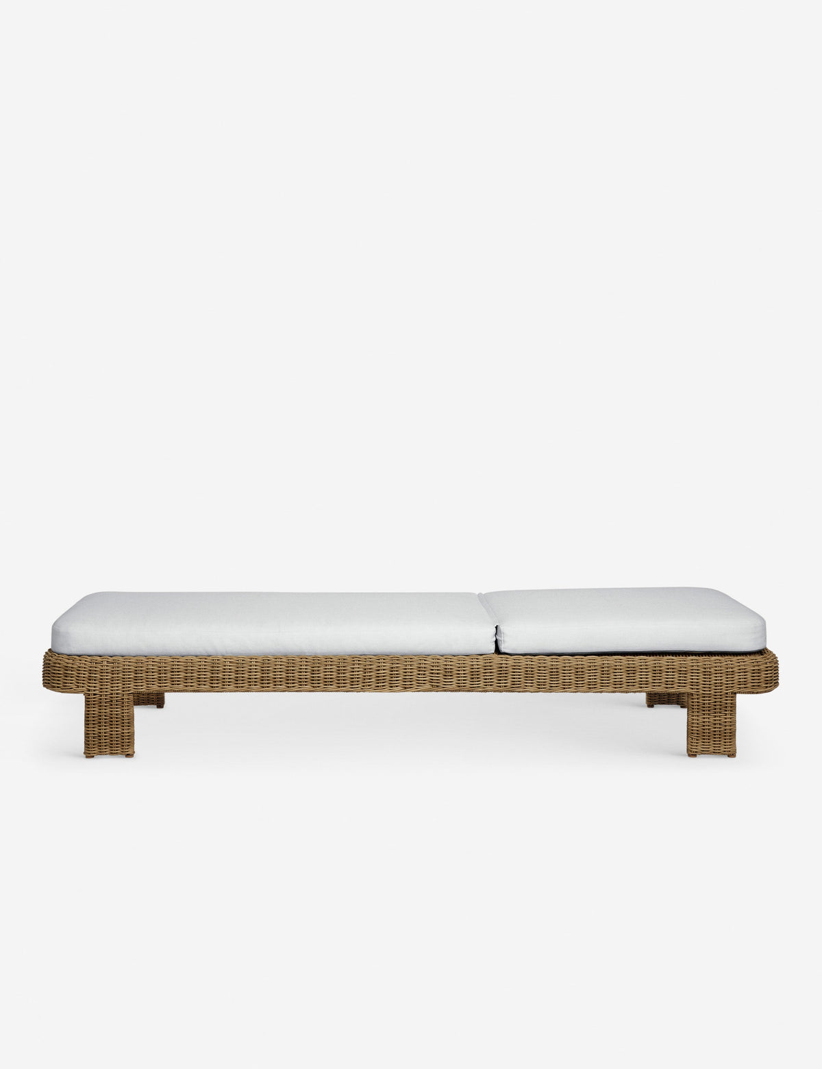 Hadler Outdoor Lounger, Ivory