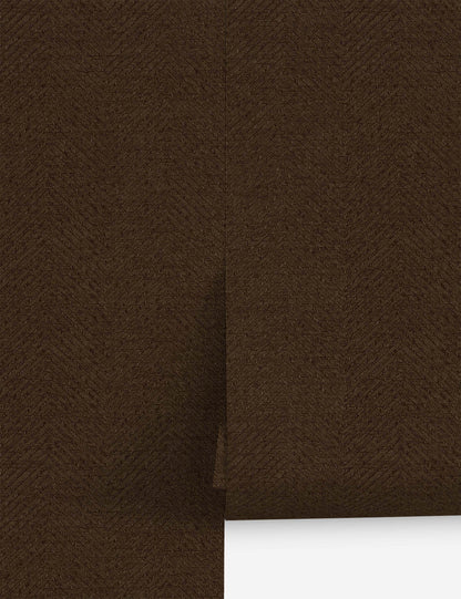 Faux Grasscloth Parquet Textured Peel + Stick Wallpaper by Jeremiah Brent