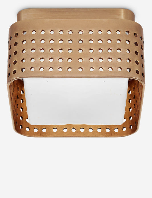 Precision Solitaire Square Mini Flush Mount Light by Kelly Wearstler
