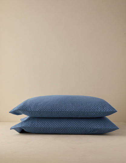 Kuvio Linen Cotton Pillowcases (Set Of 2) by Sarah Sherman Samuel