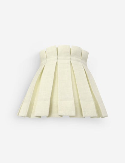 Solid Classic Box Pleat Lampshade by Cielle Home