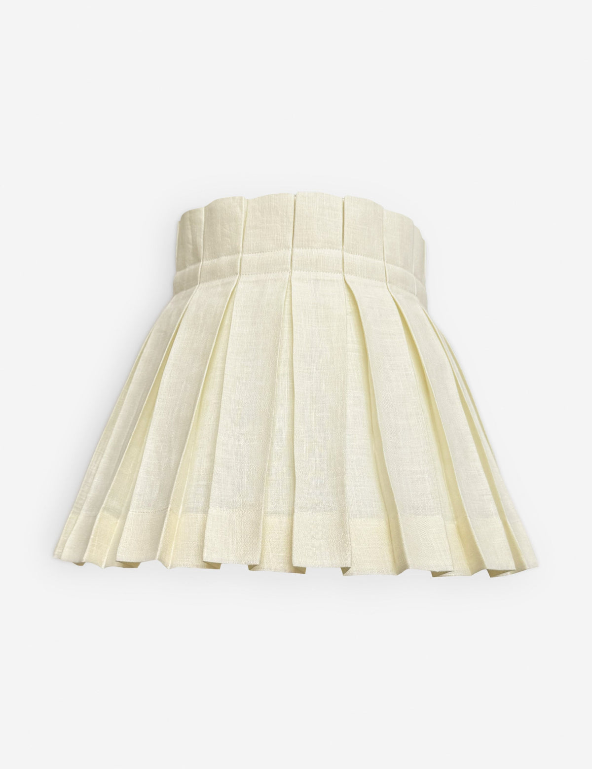 Solid Classic Box Pleat Lampshade by Cielle Home