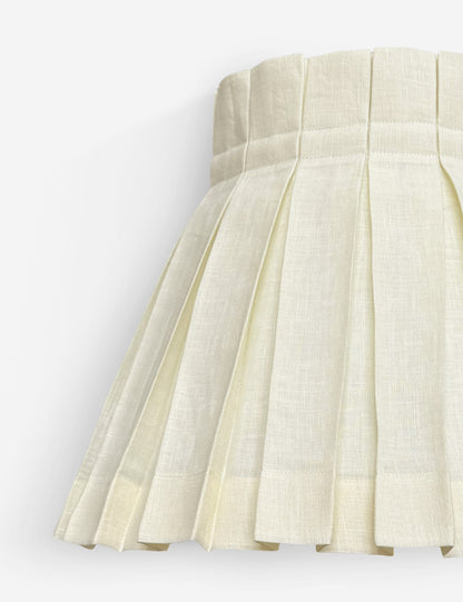 Solid Classic Box Pleat Lampshade by Cielle Home