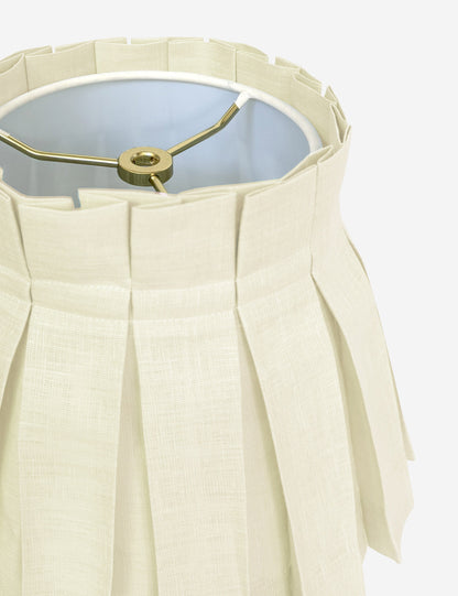 Solid Classic Box Pleat Lampshade by Cielle Home
