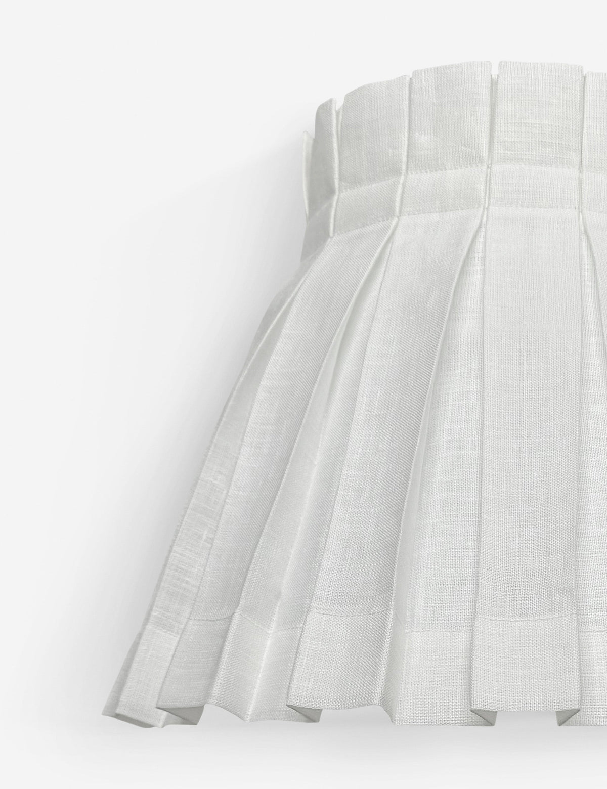 Solid Classic Box Pleat Lampshade by Cielle Home