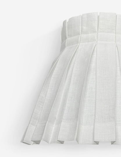 Solid Classic Box Pleat Lampshade by Cielle Home