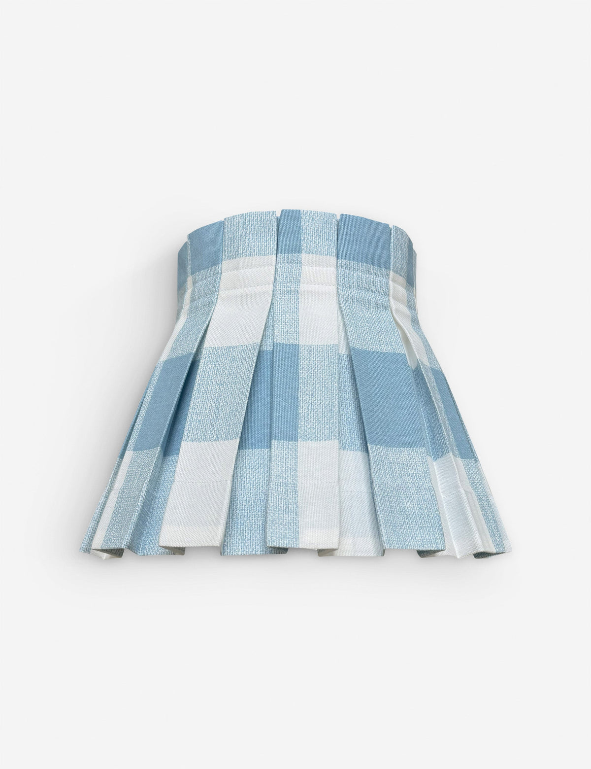 Plaid Classic Box Pleat Lampshade by Cielle Home