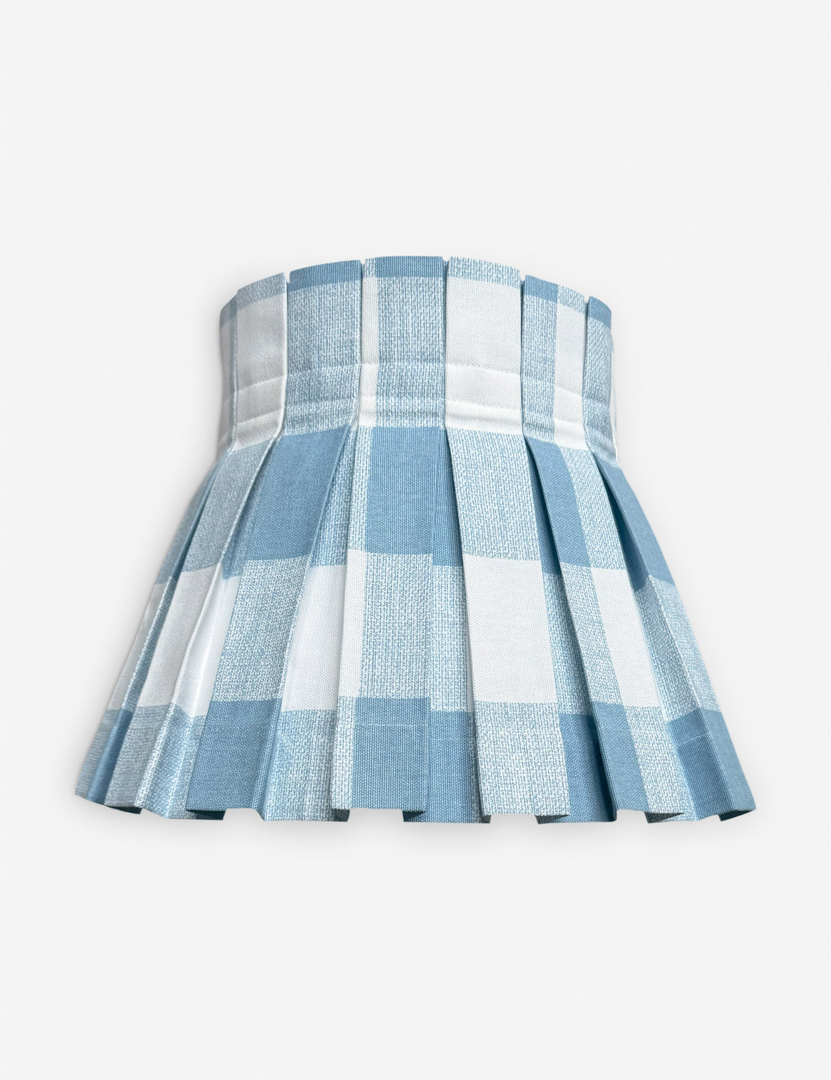 Plaid Classic Box Pleat Lampshade by Cielle Home