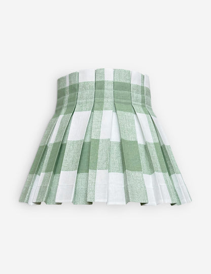 Plaid Classic Box Pleat Lampshade by Cielle Home