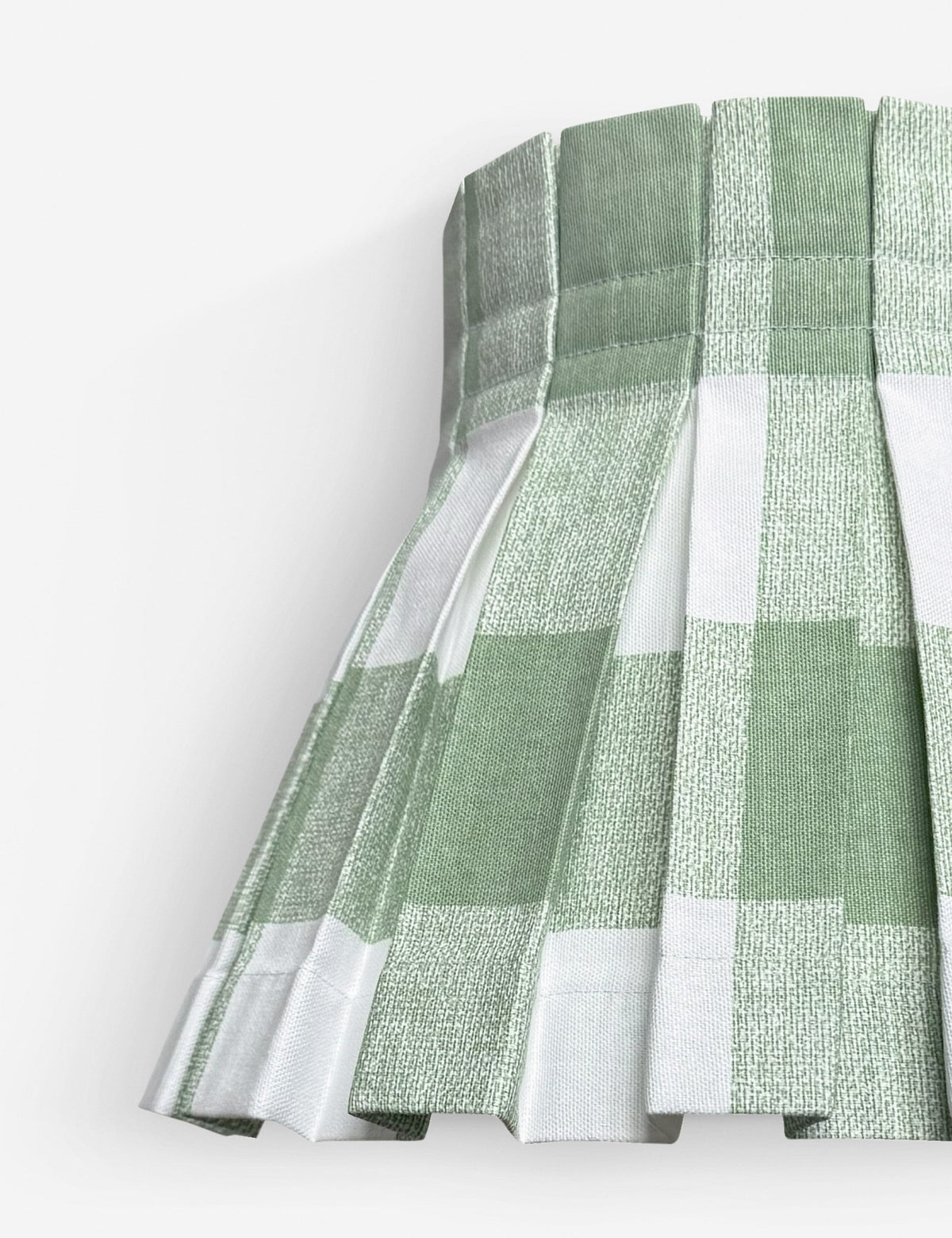 Plaid Classic Box Pleat Lampshade by Cielle Home