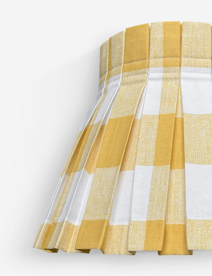 Plaid Classic Box Pleat Lampshade by Cielle Home