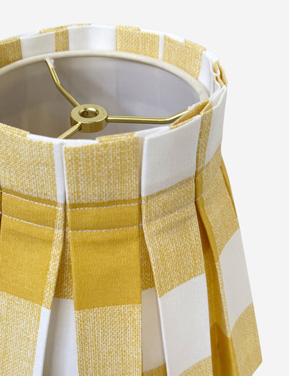Plaid Classic Box Pleat Lampshade by Cielle Home