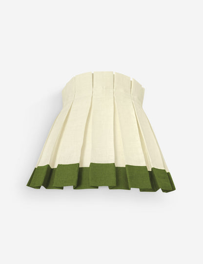 Color Block Classic Box Pleat Lampshade by Cielle Home