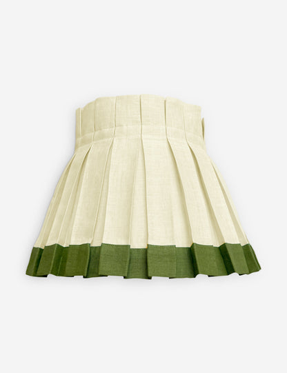 Color Block Classic Box Pleat Lampshade by Cielle Home