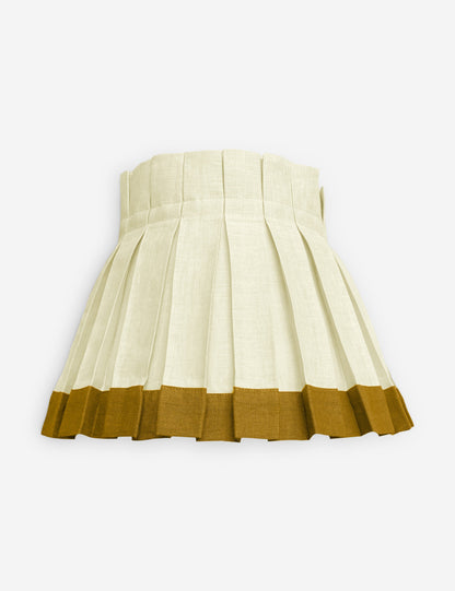 Color Block Classic Box Pleat Lampshade by Cielle Home