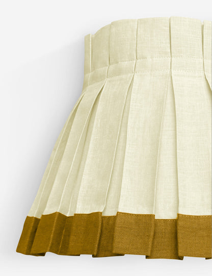 Color Block Classic Box Pleat Lampshade by Cielle Home