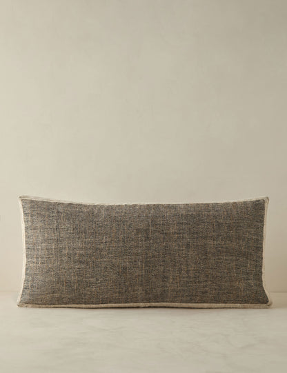 Laba Linen Silk Box Pillow by DISC Interiors