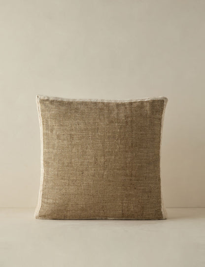 Laba Linen Silk Box Pillow by DISC Interiors