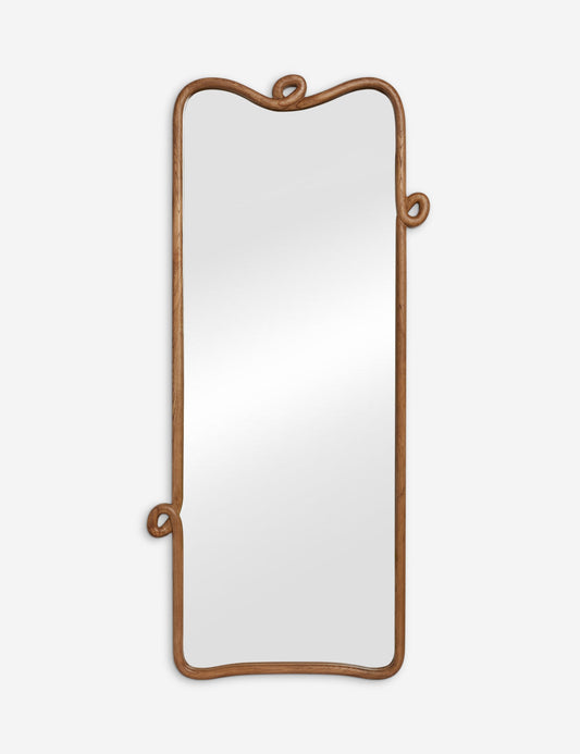 Looped Wood Floor Mirror by Sarah Sherman Samuel