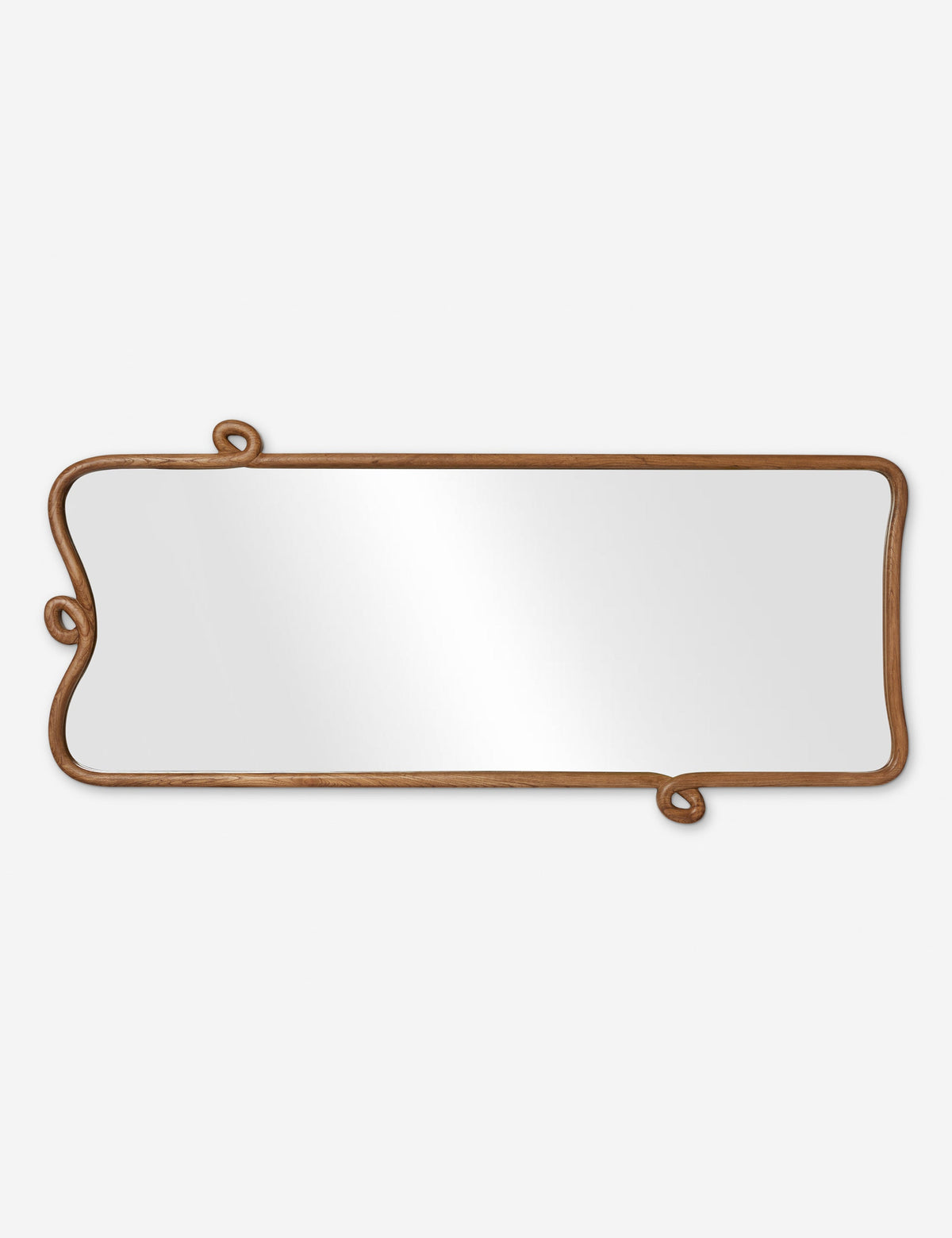 Looped Wood Floor Mirror by Sarah Sherman Samuel
