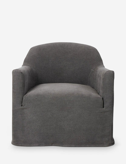 Lowell Slipcover Swivel Chair by Amber Lewis x Four Hands