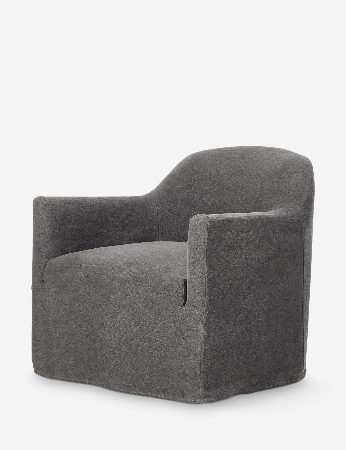 Lowell Slipcover Swivel Chair by Amber Lewis x Four Hands