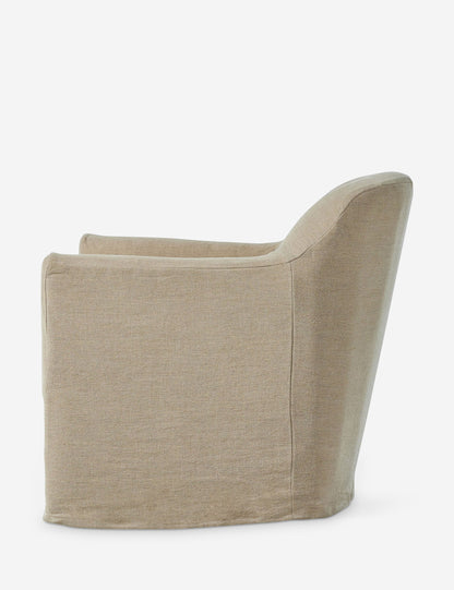 Lowell Slipcover Swivel Chair by Amber Lewis x Four Hands