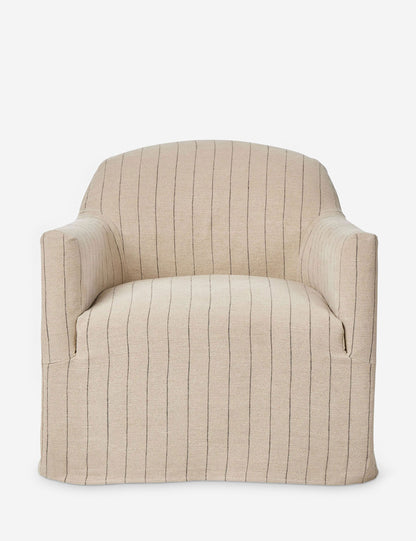 Lowell Slipcover Swivel Chair by Amber Lewis x Four Hands